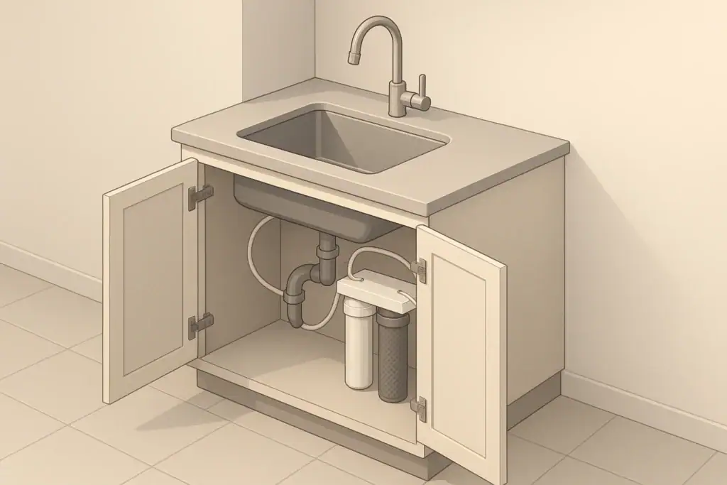 under-sink carbon block and granular activated carbon filters comparison