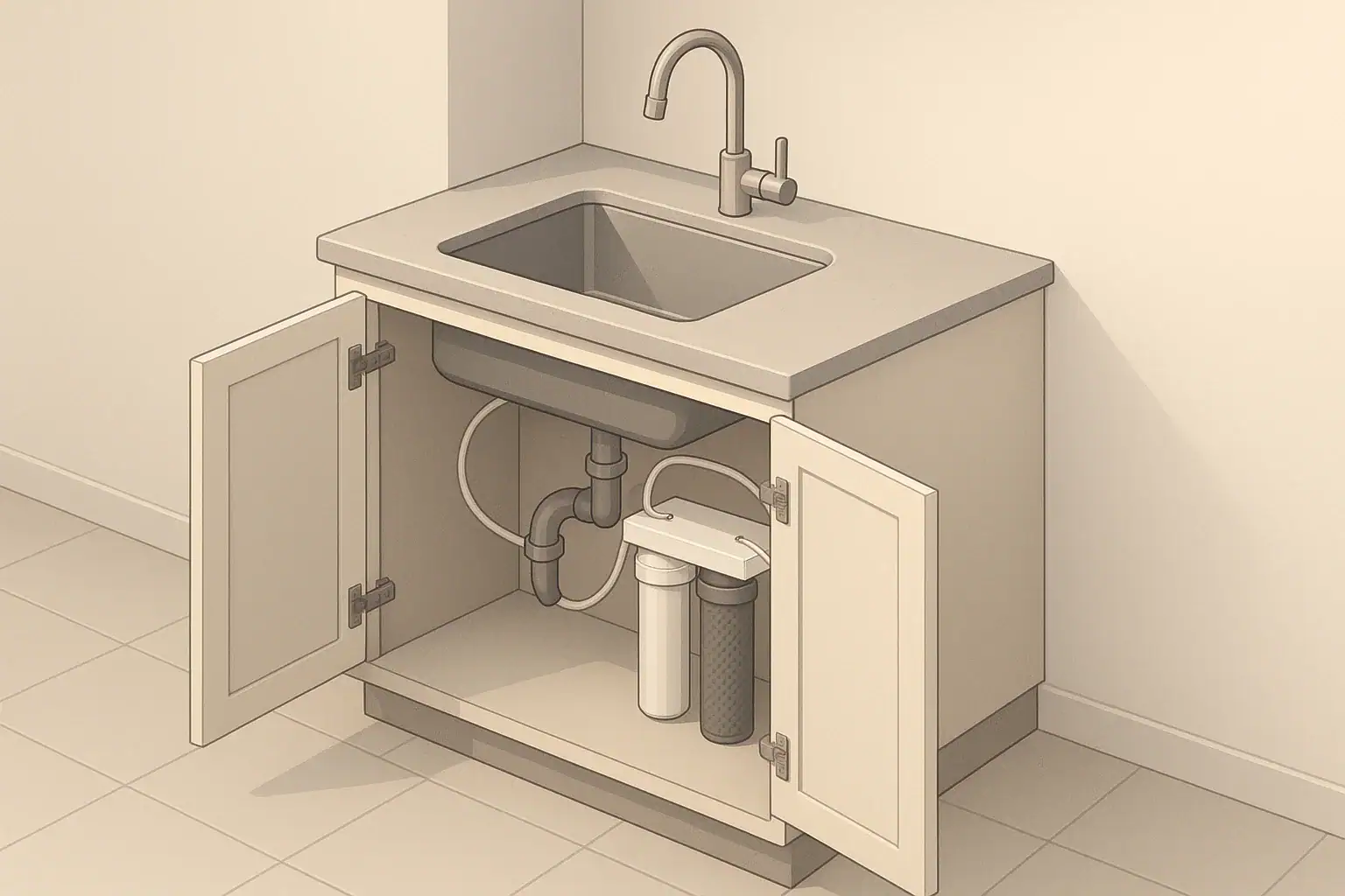 under-sink carbon block and granular activated carbon filters comparison