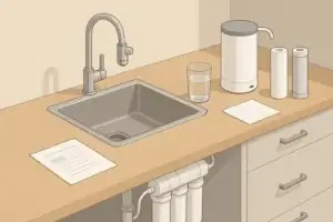 City water report with home filtration components
