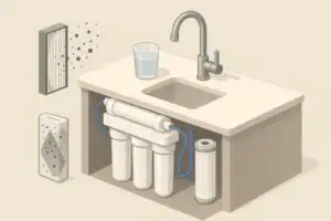 Black Specks in Filtered Water: 3 Fixes for You