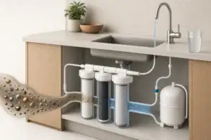 Filtered Water Metallic Taste: 5 Cartridge or Pipe Checks